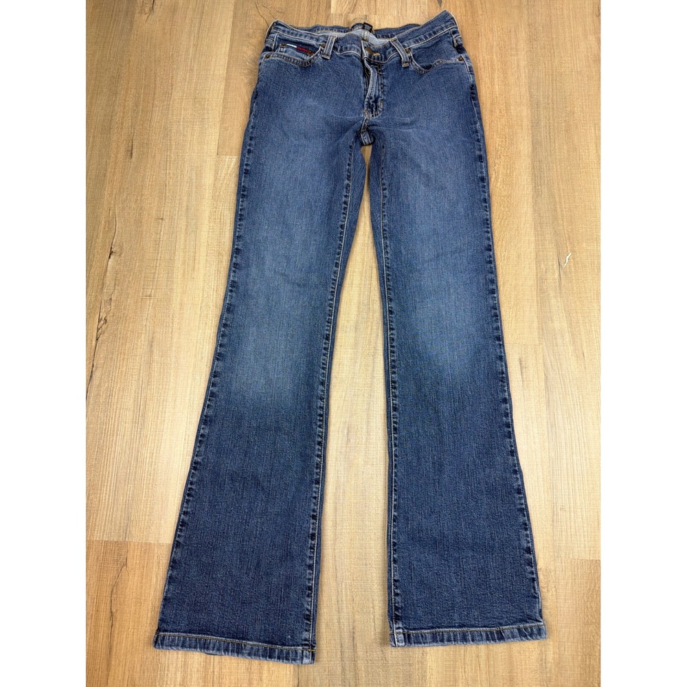 Tommy Jeans Vintage Y2K Low Rise Bootcut Flare Blue Denim Jeans 7R Medium Wash
